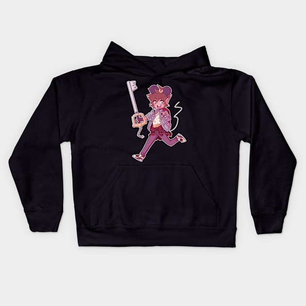 Get Your Ears On Sora Kids Hoodie by IainDodes